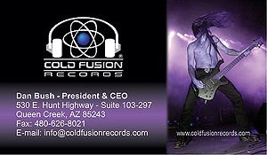 Cold Fusion Records Corporate ID Package