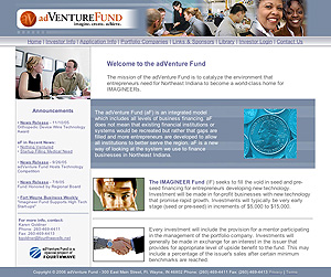 adVenture Fund Website