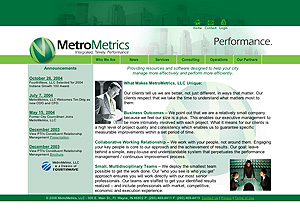 MetroMetrics Corporate Website