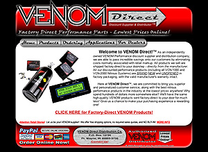 Venom Direct Website